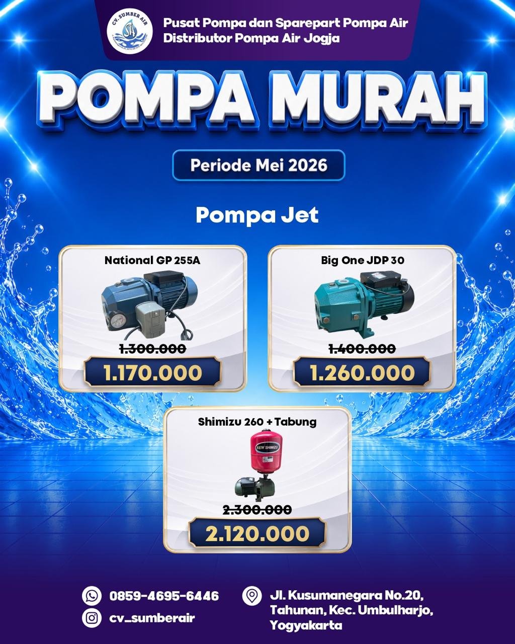 Katalog pompa jet