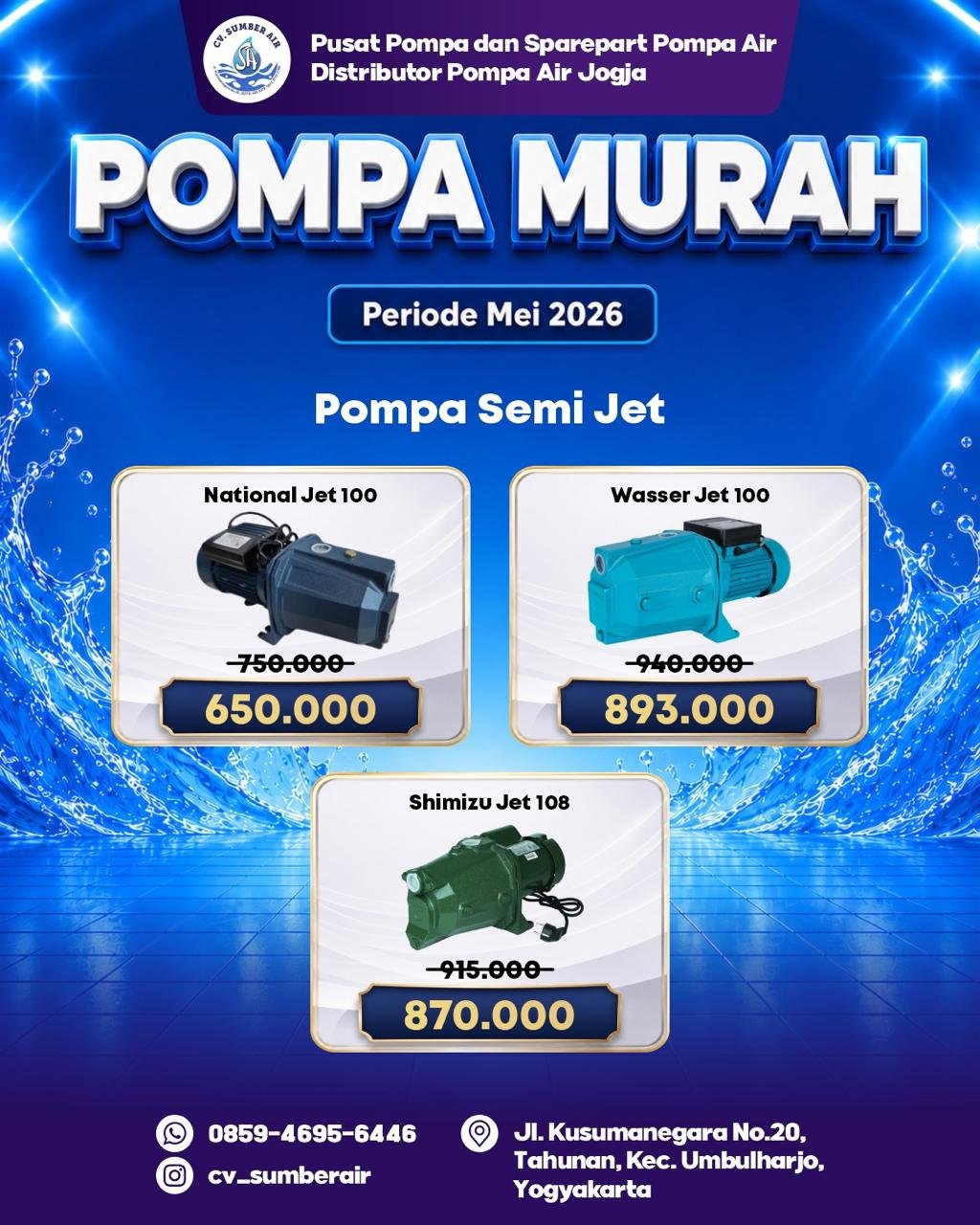 Katalog pompa semi jet